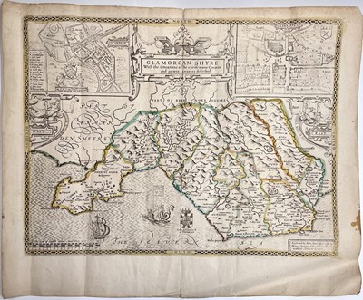 Lot 229 - John Speed. 'GLAMORGAN SHYRE With the...