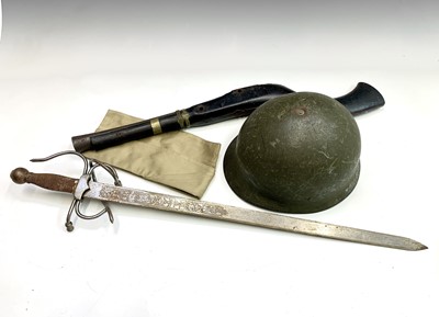 Lot 198 - A brass bound Blunderbuss, American GI M1...