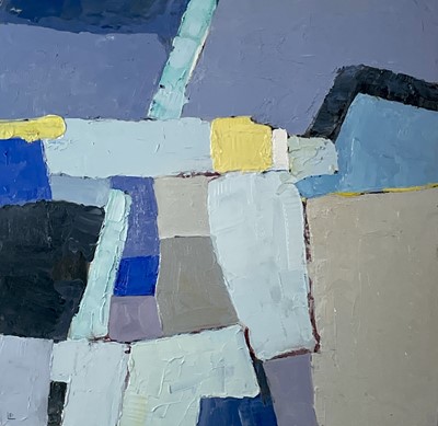 Lot 49 - Leon DAVIES (1947) Nocturne, Falmouth Harbour...