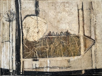 Lot 662 - Harold MOCKFORD (1932) Landscape With Town Oil...