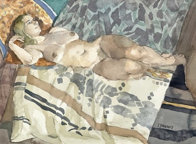 Lot 55 - KEN SYMONDS (1927-2010) Jenny on Fabric...