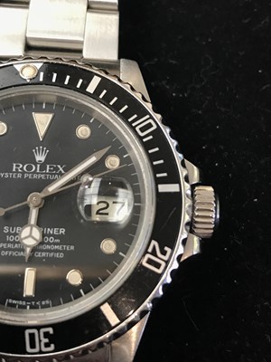 Lot 957 - A good Rolex Submariner Oyster Perpetual Date...