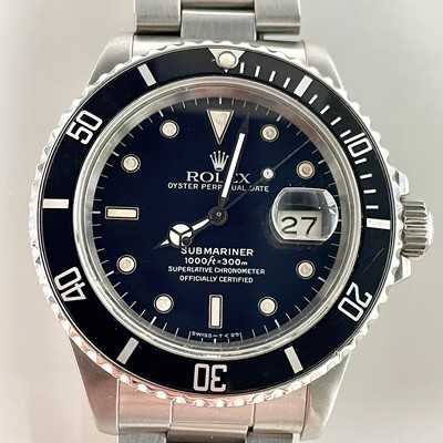 Lot 957 - A good Rolex Submariner Oyster Perpetual Date...