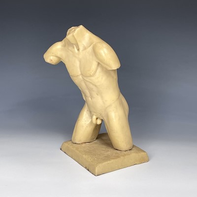 Lot 84 - Alec WILES (1924-2021) Male nude Signed Hard...