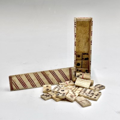 Lot 62 - A set of Napoleonic bone prisoner of war...