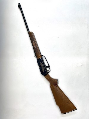 Lot 59 - A Power Line .22 underlever pump-up air rifle,...