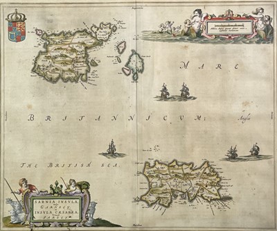 Lot 243 - JOHANNES BLAEU. 'Sarnia Insula vulgo Garnsey...
