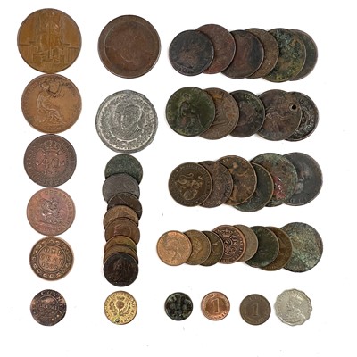 Lot 35 - Great Britain and World Copper and Bronze...
