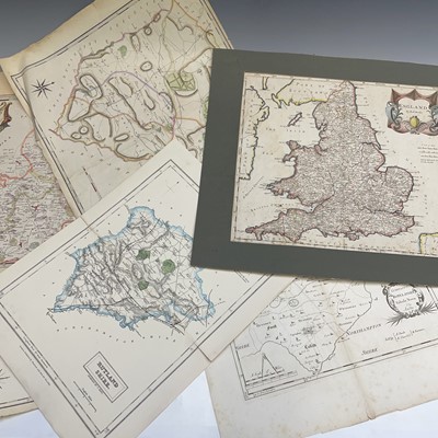 Lot 255 - ROBERT MORDEN. 'England,' copper engraved map,...