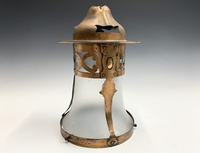 Lot 179 - A 20th century copper finish Art Nouveau style...