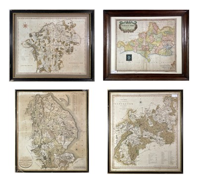 Lot 259A - MAPS. 'Dorsetshire,' by Robert Morden, later...
