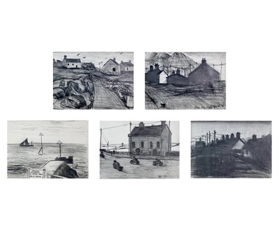 Lot 128 - Julian DYSON (1936-2003) Five landscape...