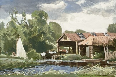 Lot 798 - Albert Ernest BOTTOMLEY (1873-1950) Boat...