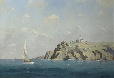 Lot 48 - Hugh E. RIDGE (1899-1976) Passing the Headland...