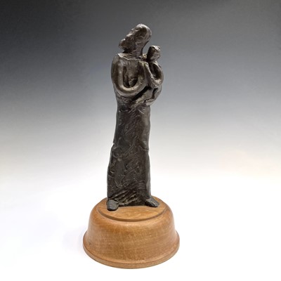 Lot 57 - Modern British School, a stylised bronze...