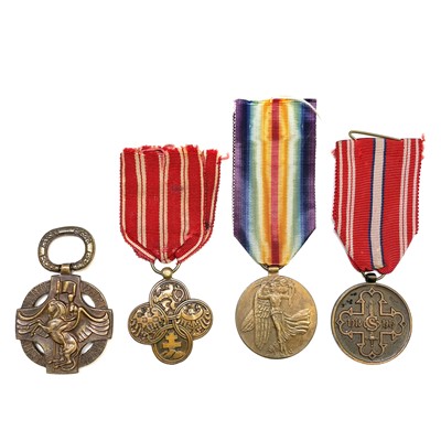 Lot 211 - Czechoslovakia WWI Medals - 4 Medals. War...