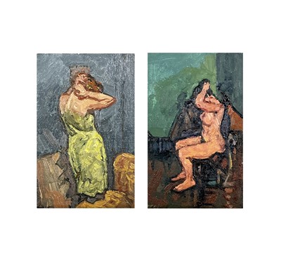 Lot 51 - Francis HEWLETT (1930-2012) Two small figure...