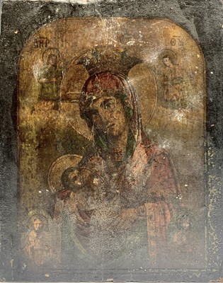 Lot 45 - A Russian icon, 19th century, of The Holy...