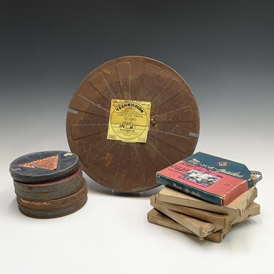 Lot 159 - Various film reels mostly 9.5mm including...