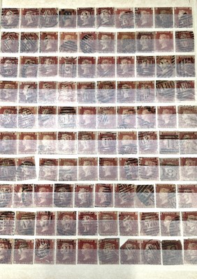 Lot 375 - Great Britain. Stock book of used G.B...