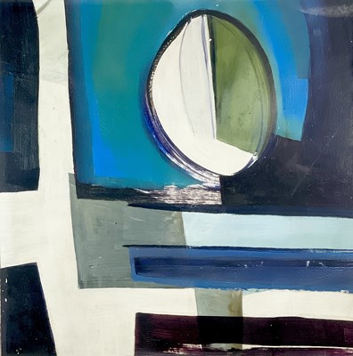 Lot 125 - Margaret MELLIS (1914-2009) Indigo Blue Oil on...