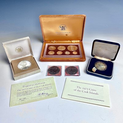 Lot 41 - Cook Islands Proof Coinage. Lot comprises 1975...