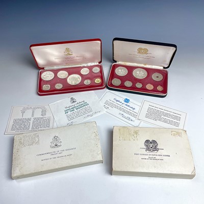 Lot 42 - Bahamas and Papua New Guinea Proof Sets....