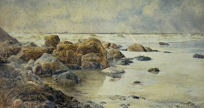 Lot 646 - William CASLEY (1867-1921) Low Tide...
