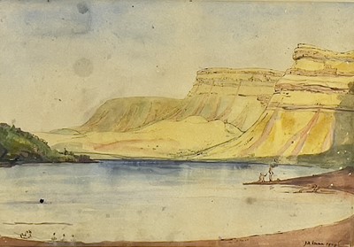 Lot 651 - James Dickson INNES (1887-1914) Lakeside...