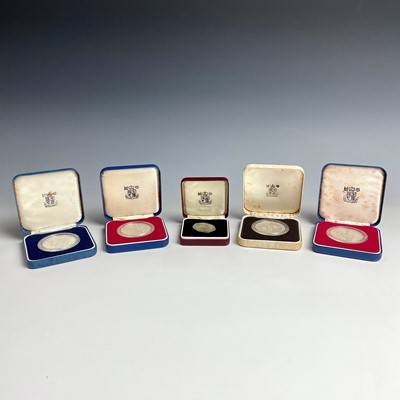 Lot 49 - Great Britain Silver Crowns, etc. Lot...