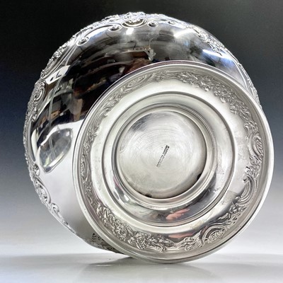 Lot 142 - An impressive Victorian silver embossed...