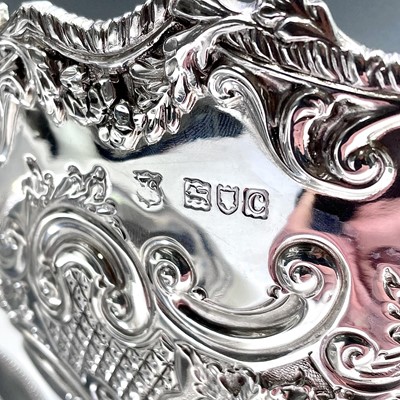 Lot 142 - An impressive Victorian silver embossed...