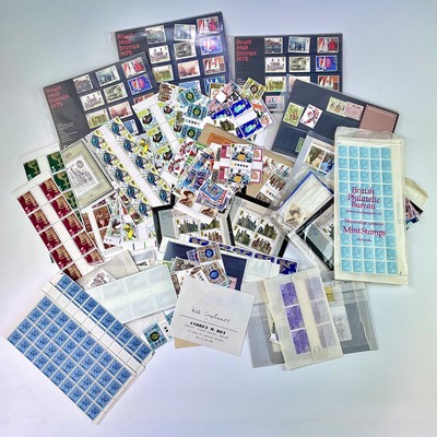 Lot 324 - G.B Decimal Mint Stamps. A bag containing £170...