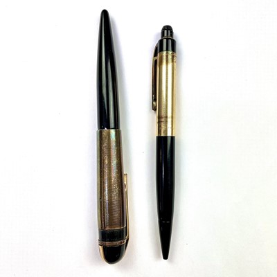 Lot 225 - A pair of Eversharp 'Skyline' pens, one is a...