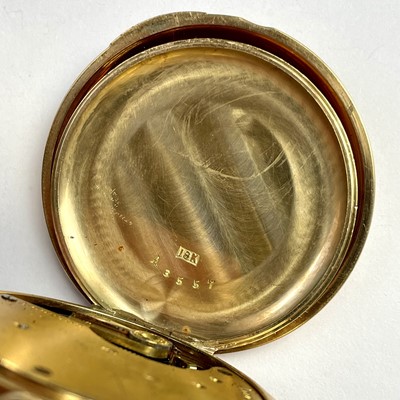 Lot 970 - A good 18ct gold Waltham full hunter crown...