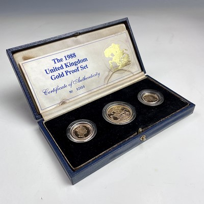 Lot 710 - A 1988 United Kingdom Gold Proof Set,...