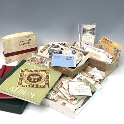 Lot 331 - G.B and World Stamps. Large box containing...