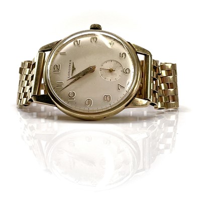 Lot 331 - A 1960's Longines 9ct gentleman's manual wind...