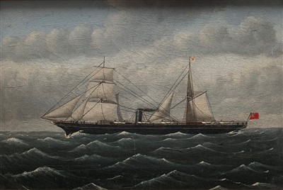 Lot 5 - A Pair of Late 19th Century Ship Portraits