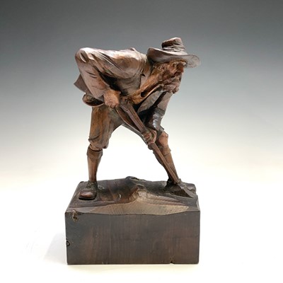 Lot 181 - A 20th century Black Forrest style carved...