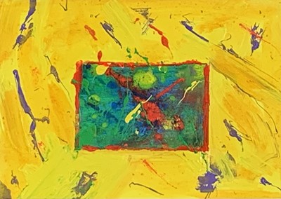 Lot 290 - Anthony FROST (1951) Yellow Jazz Mixed media...