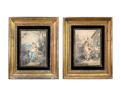 Lot 1586 - E** J* A pair of late 18th century...