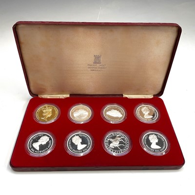 Lot 69 - Silver G.B and Commonwealth Proof Silver Crown...