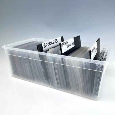 Lot 338 - G.B Machins - Booklets, etc. Plastic box...