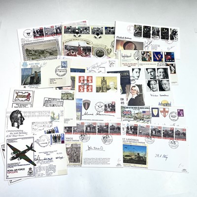 Lot 345 - Signed Covers. Mixed lot of covers - military,...