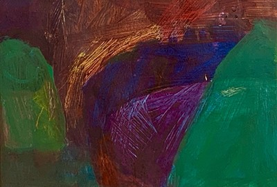 Lot 101 - Michael REES (1962) Nightfall Acrylic on paper...