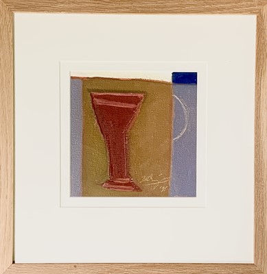 Lot 358 - David Ralph SIMPSON (1963) Wine Glass Oil on...