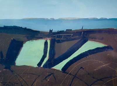 Lot 2 - Tony GILES (1925-1994) St Just Mixed media...