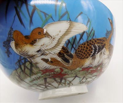 Lot 1111 - A Japanese porcelain bowl, 19th century, the...