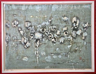 Lot 26 - Joichi Hoshi (1911-1979) 'Green Constellation',...